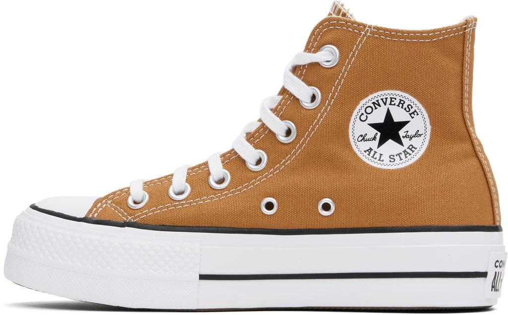 Converse Brown Chuck Taylor All Star Lift Platform High Top Sneakers 3