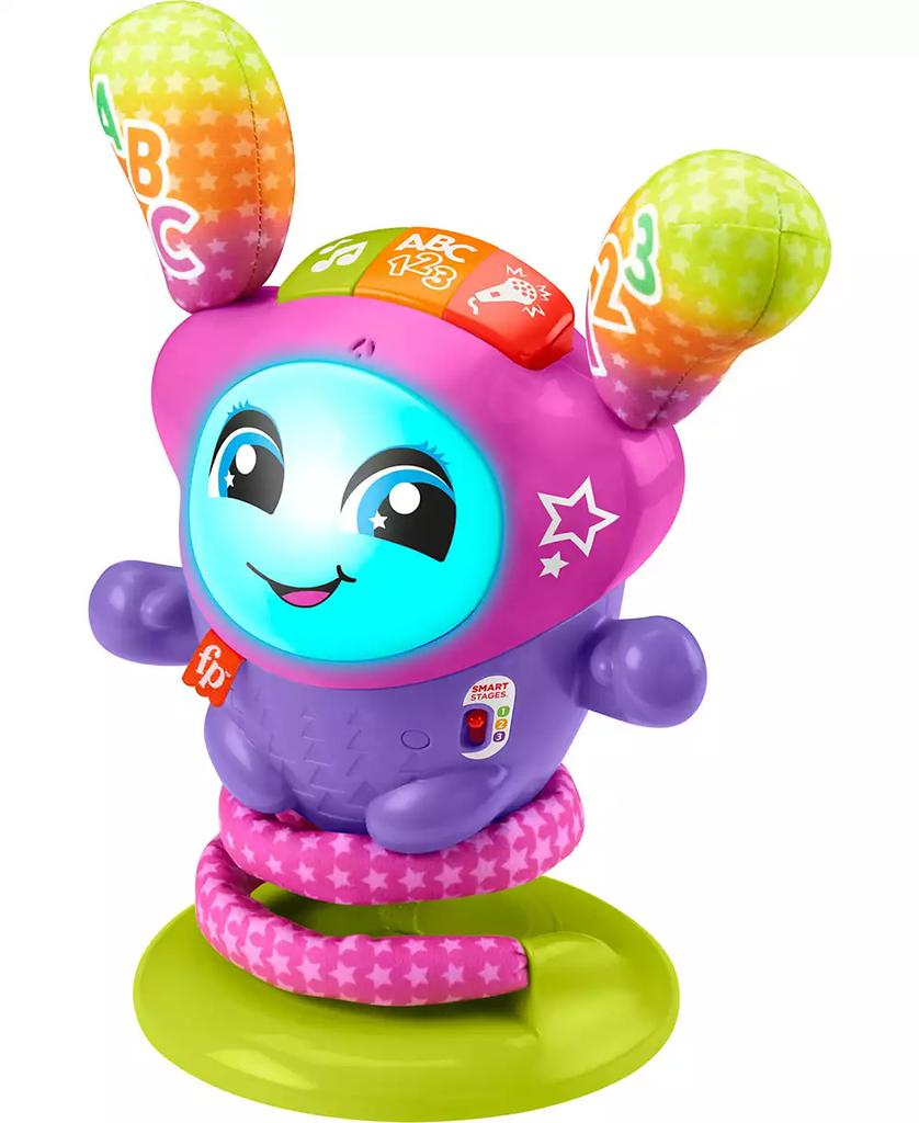 Fisher Price DJ Bouncin' Star, Baby Learning Toy with Music Lights and Bouncing Action