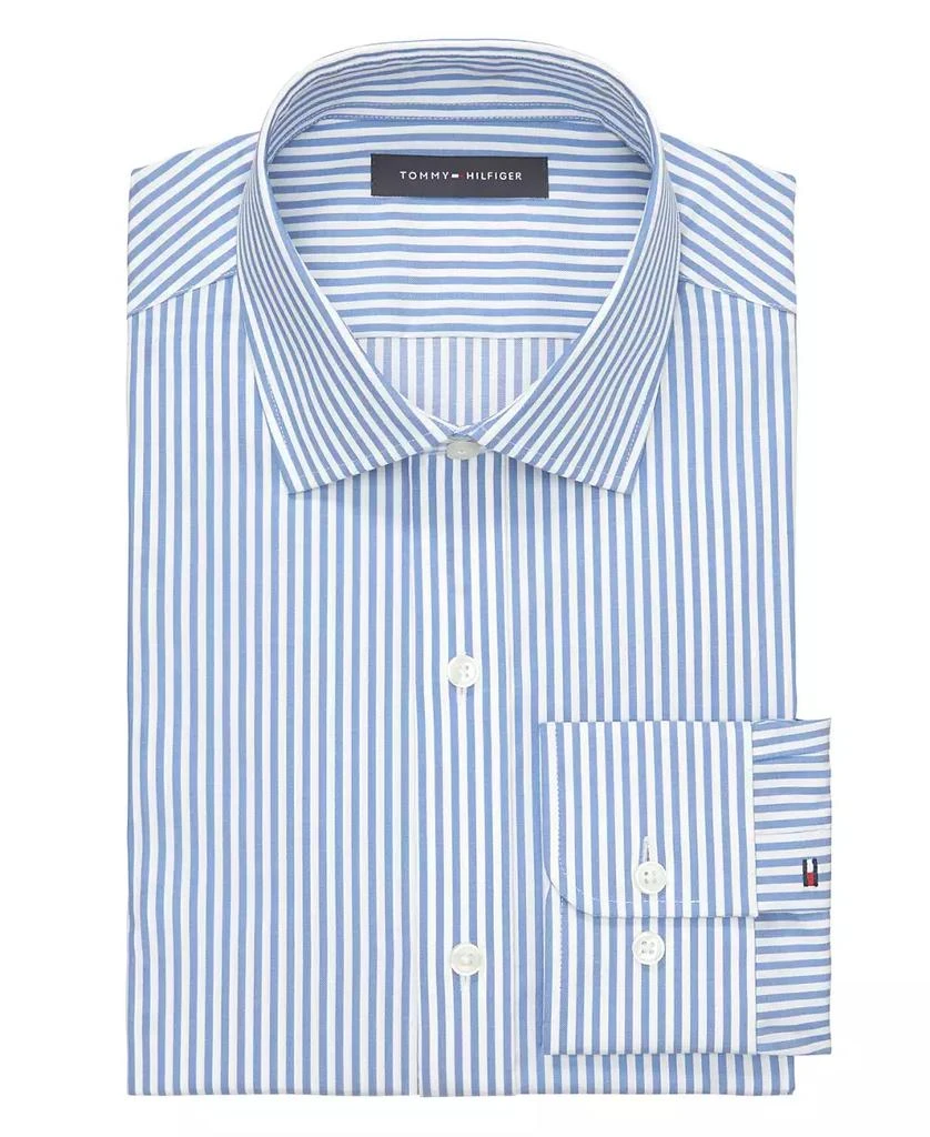 Tommy Hilfiger Men's TH Flex Essentials Wrinkle Free Stretch Dress Shirt 3