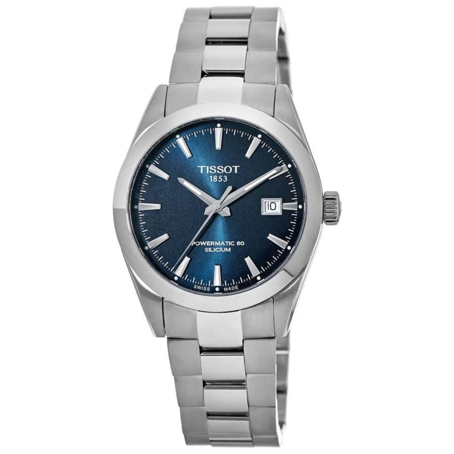 Tissot Gentleman Powermatic 80 Blue Dial Stainless Steel Men's Watch T127.407.11.041.00 1
