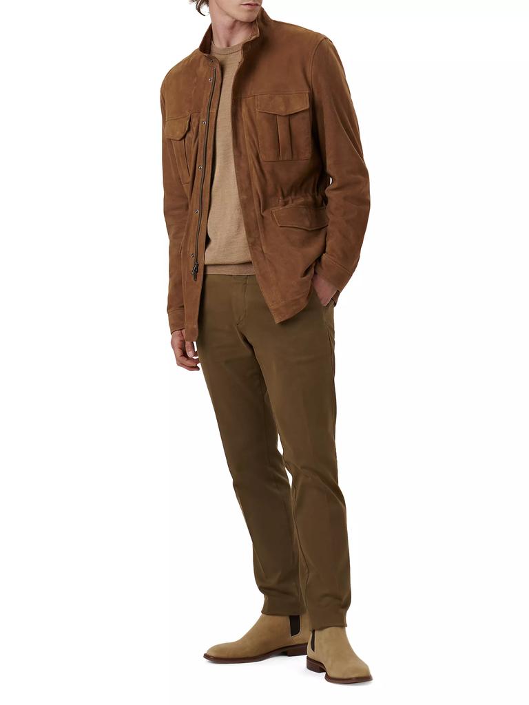 Bugatchi Leather Field Jacket