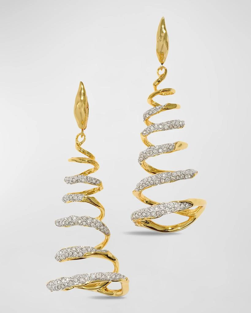 Alexis Bittar Solanales Crystal Spiral Earrings 1