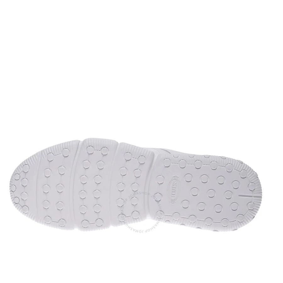 Tod's Men's White Fabric And Leather Low-Top Sneakers 3