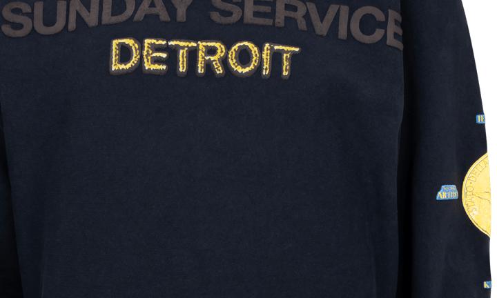 Kanye West Kanye West DETROIT GOLD CREWNECK II