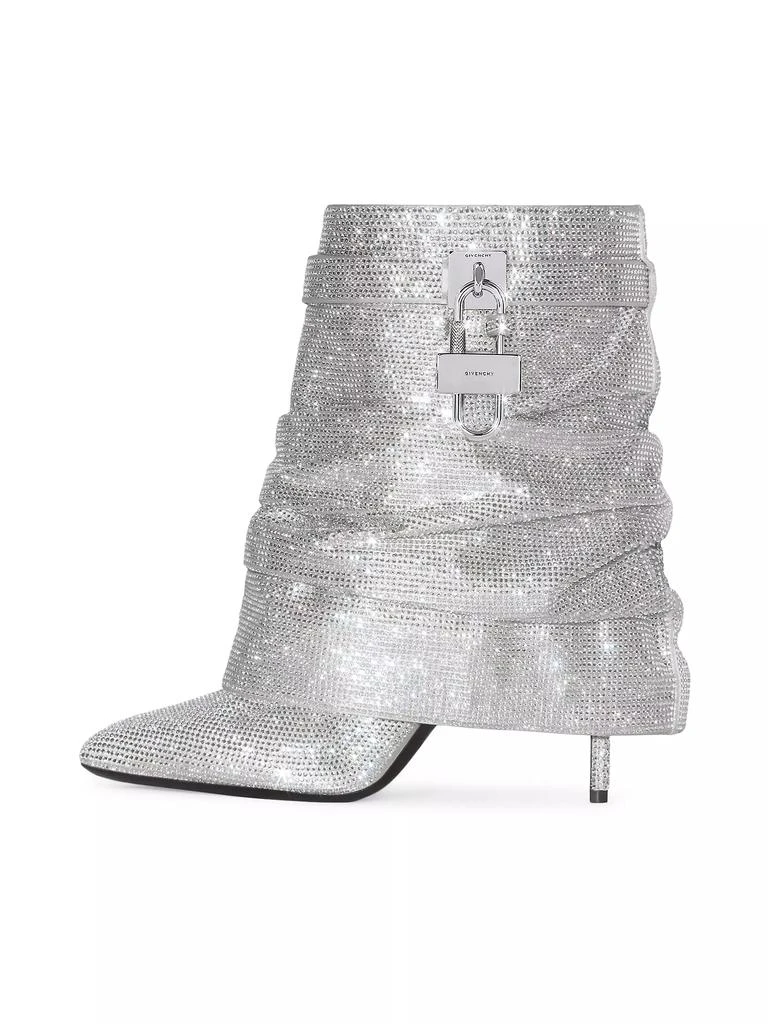 Givenchy Shark Lock Stiletto Ankle Boots in Satin 2