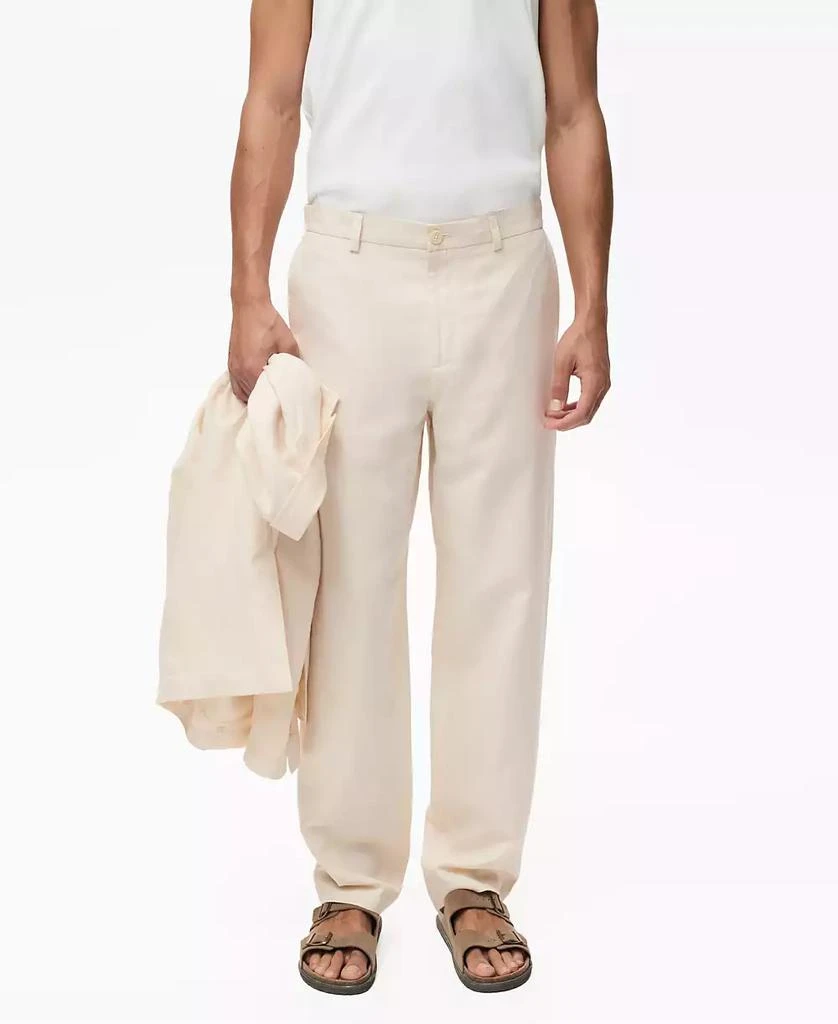 Mango Men's Linen Lyocell Suit Pants 1