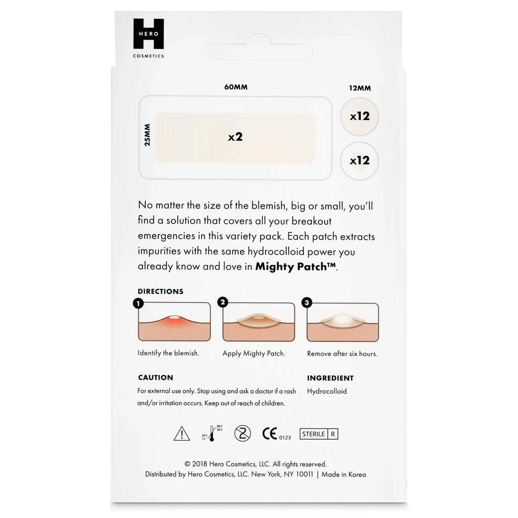 Hero Cosmetics Hero Cosmetics Mighty Patch Variety Pack 3
