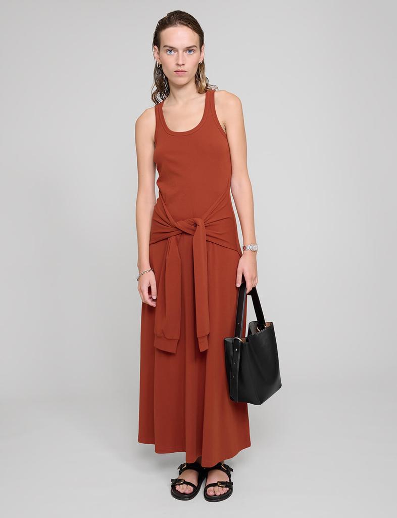 Pixie Market Paprika Sleeve Waist-Tie Dress