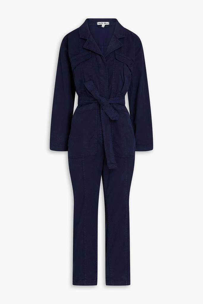 Alex Mill Expedition cropped TENCEL™-blend twill jumpsuit 1
