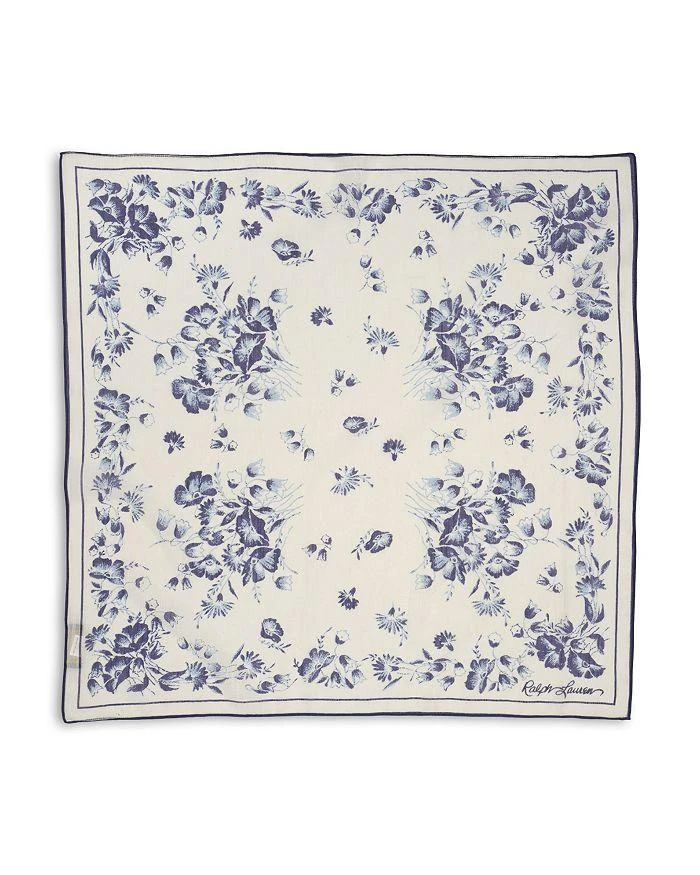 Ralph Lauren Blue Floral Bandana 2