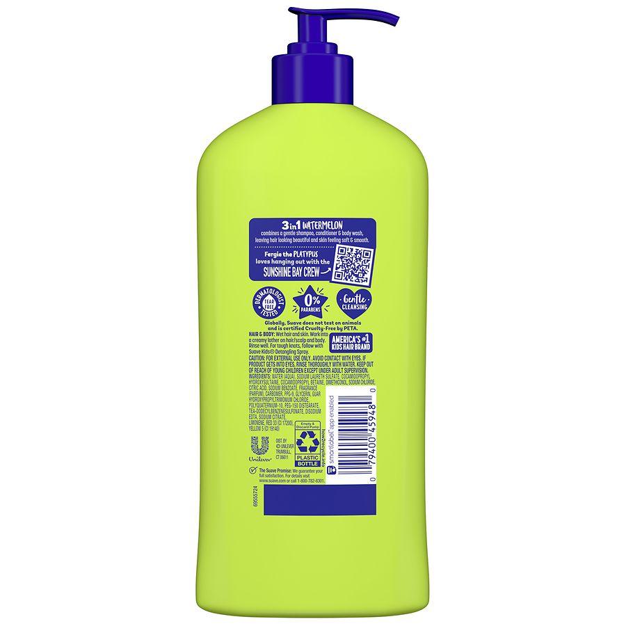 Suave 3in1 Shampoo Conditioner Body Wash Watermelon Wonder