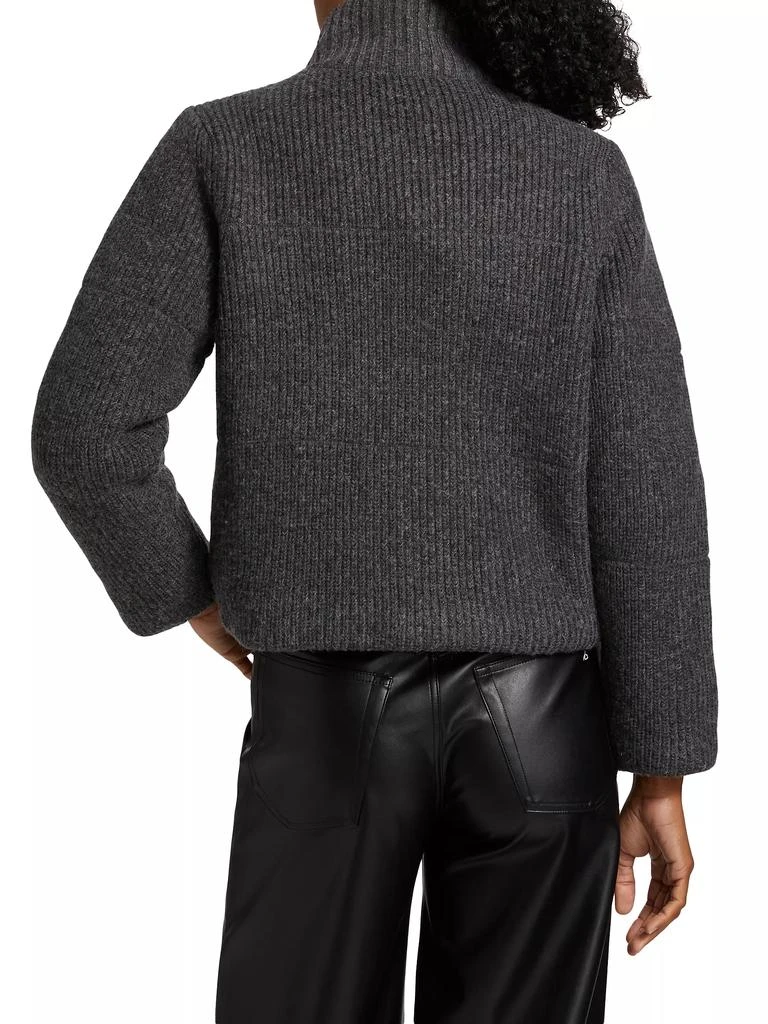 dh New York Avery Rib-Knit Jacket 5