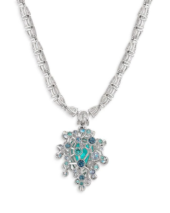 Anabela Chan 18K White Gold-Plated Constellation Blue Motif Lab-Created Gemstone Convertible Pendant Necklace, 16.14 - 29.9" 4