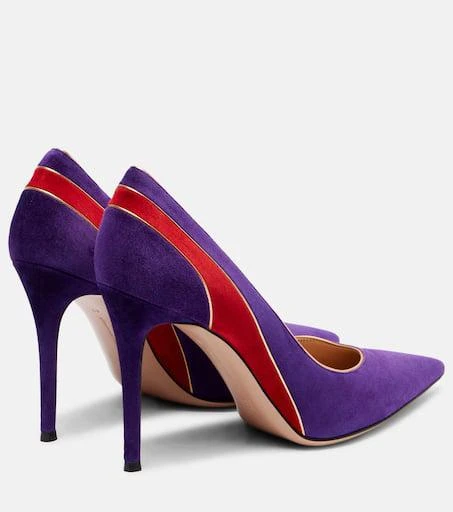 Gianvito Rossi Pointy 95 suede pumps 2