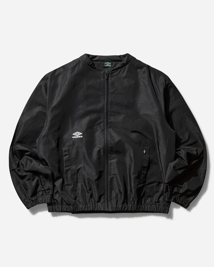 Umbro Men's Check Bomber Jacket Navy / Dark Brown 1