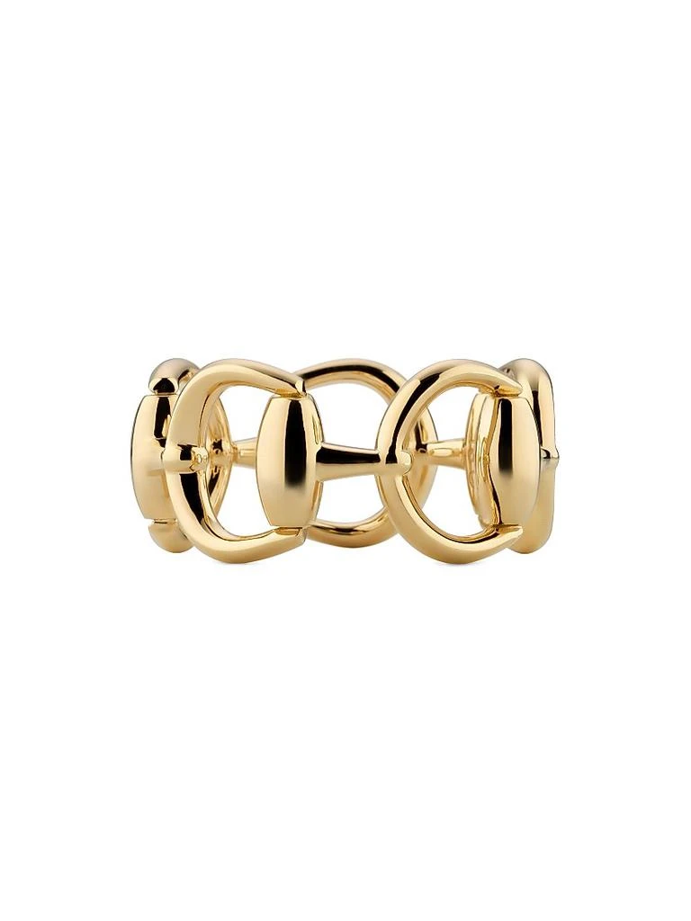 Gucci 18K Yellow Gold Horsebit Ring 3
