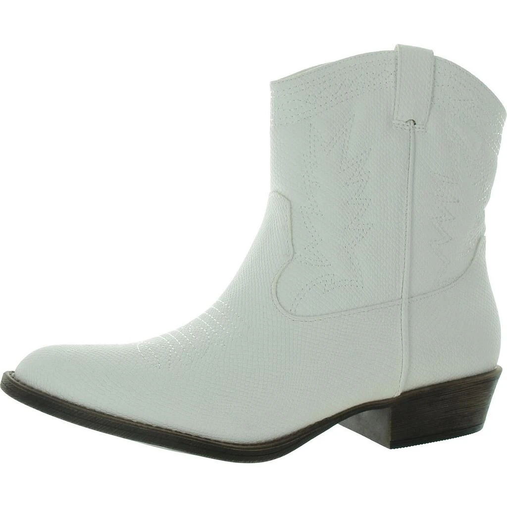 Coconuts by Matisse PISTOL Womens Faux Leather Zipper Cowboy, Western Boots 1