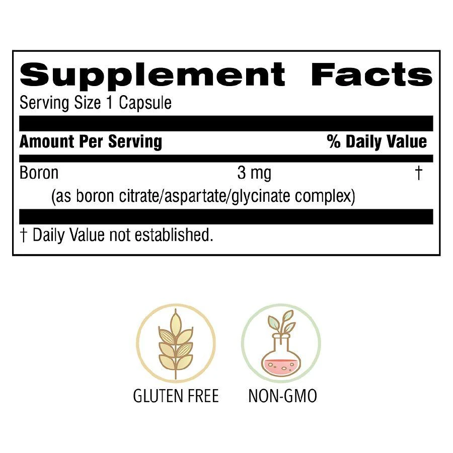 Botanic Choice Boron Complex 3 mg Capsules 3