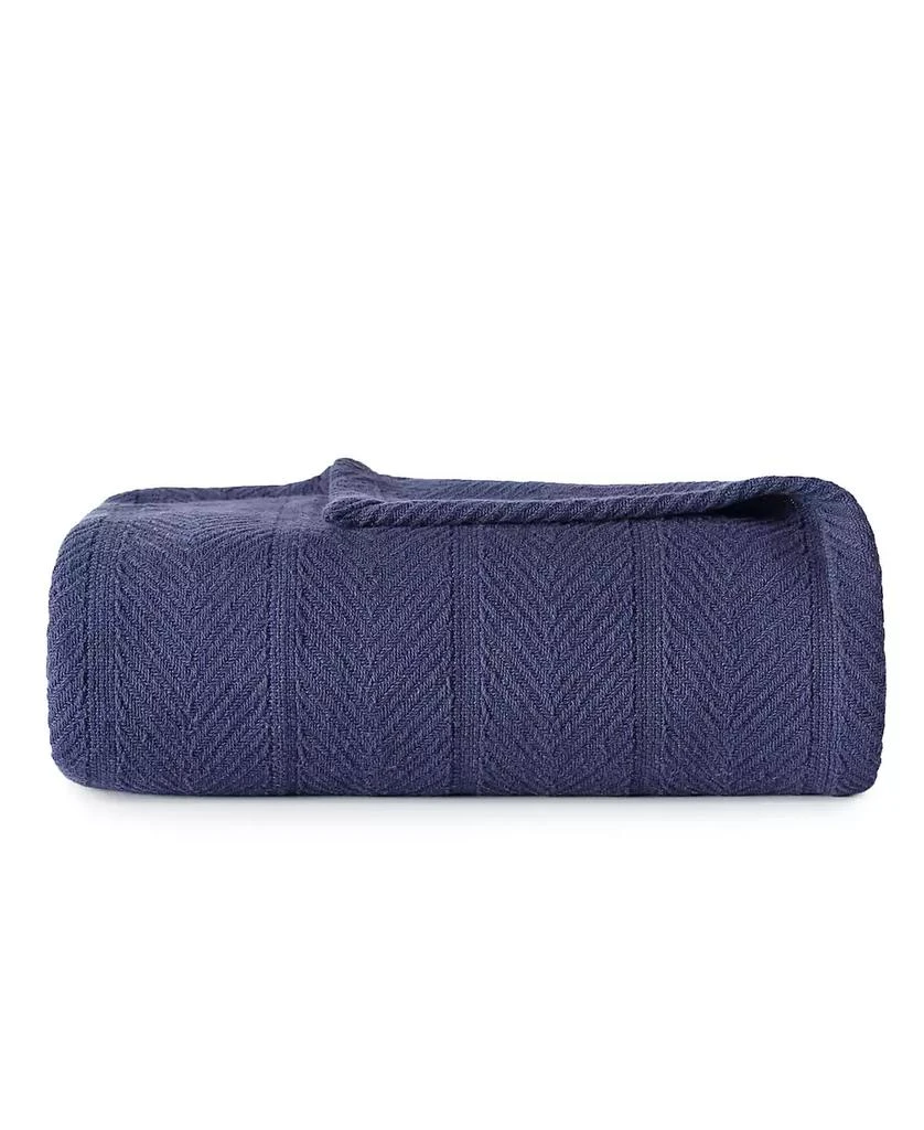 Eddie Bauer CLOSEOUT! Herringbone Solid Blanket 1