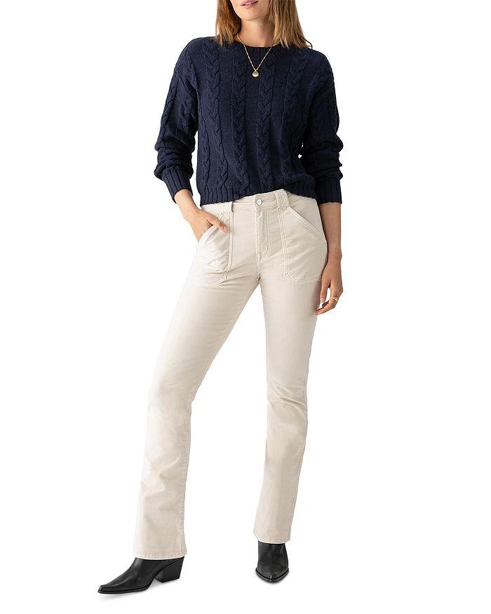 Sanctuary The Cable Crewneck Cable Knit Sweater 6