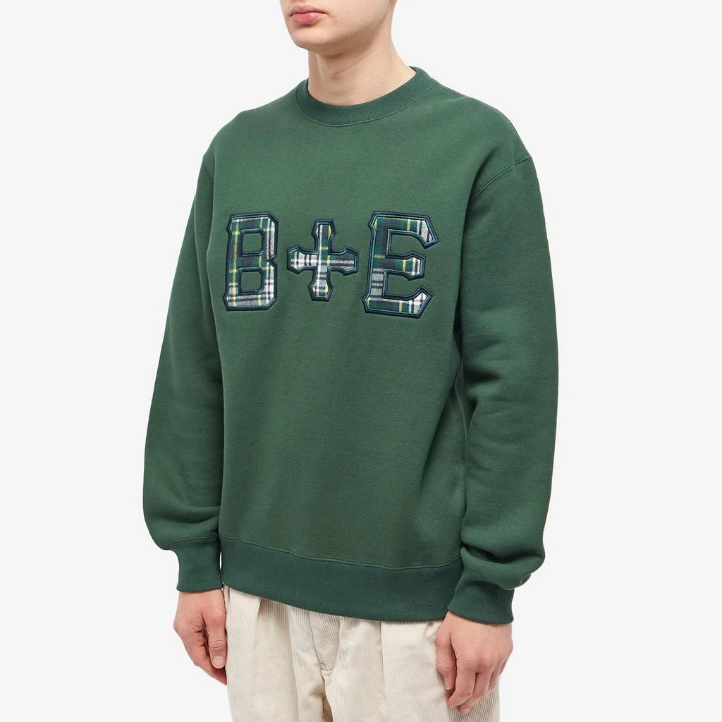 BEAMS PLUS END. x Beams Plus 'Ivy League' Patch Logo Crew Sweat 2