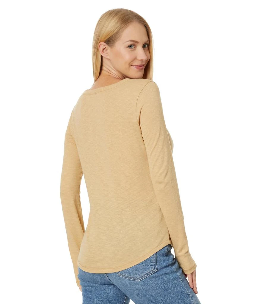 Madewell Whisper Cotton Rib-Crewneck Long-Sleeve Tee 2