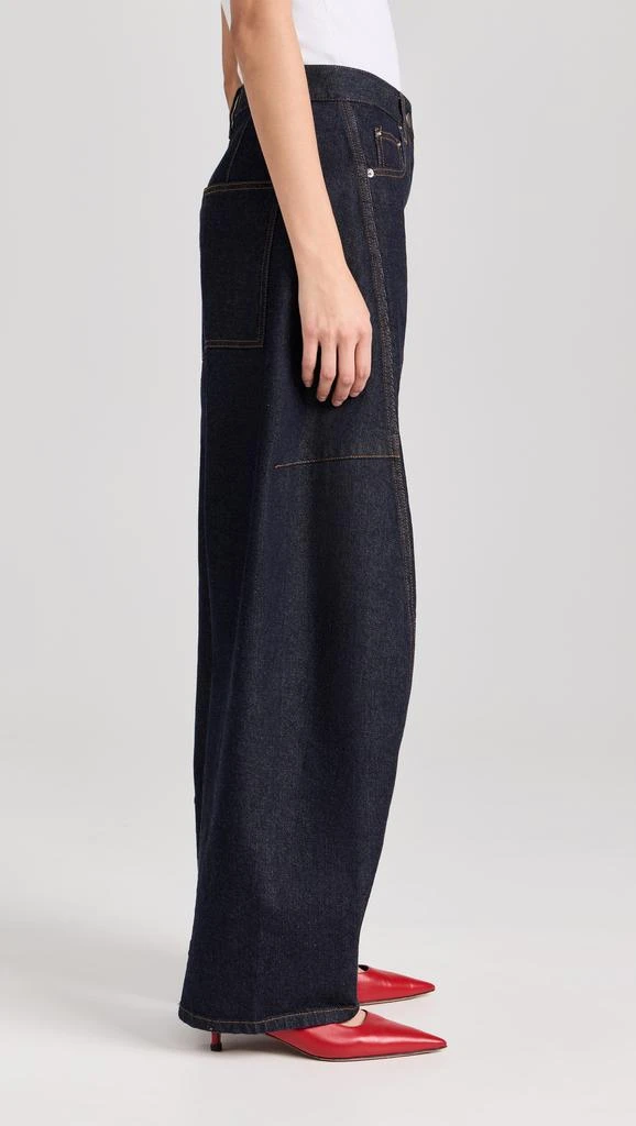 Tibi Indigo Denim Sid Jeans 3