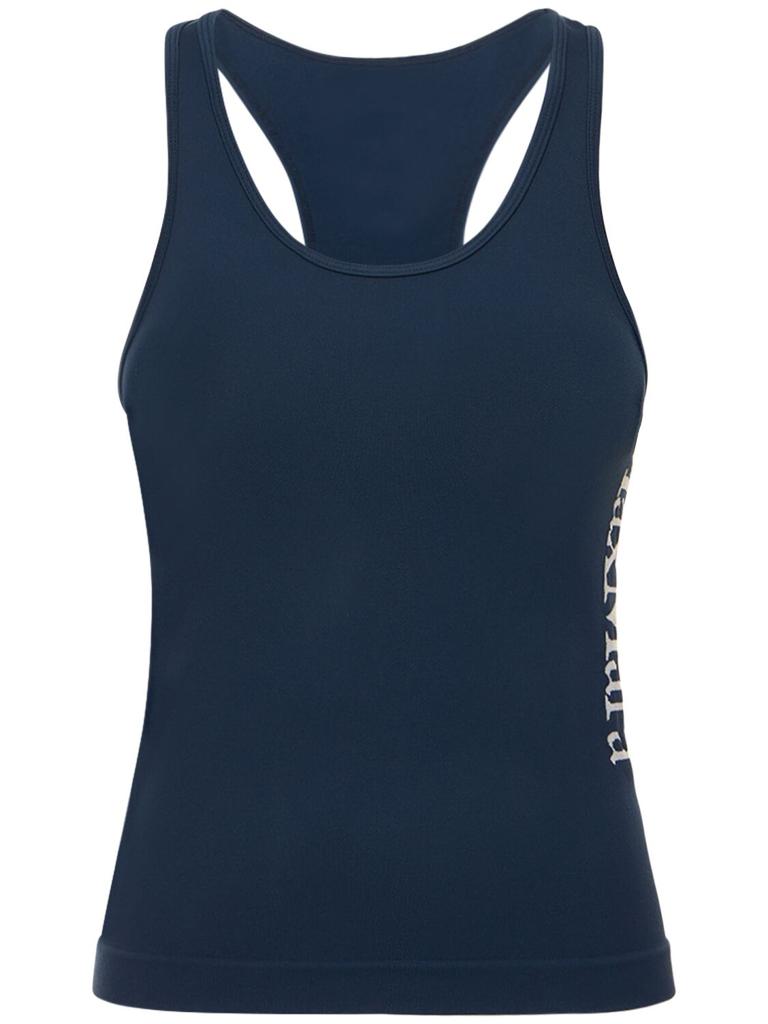 'S MAX MARA Fortuna Logo Jacquard Jersey Tank Top