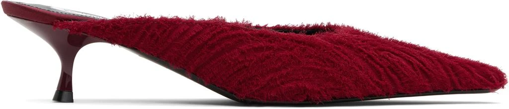 Victoria Beckham Red Sloan Mules