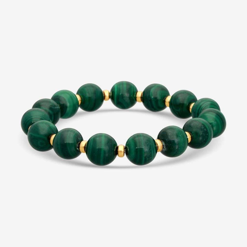 Goshwara Goshwara Beyond Malachite and 18K Yellow Gold Beads Bracelet JB0098-MCY