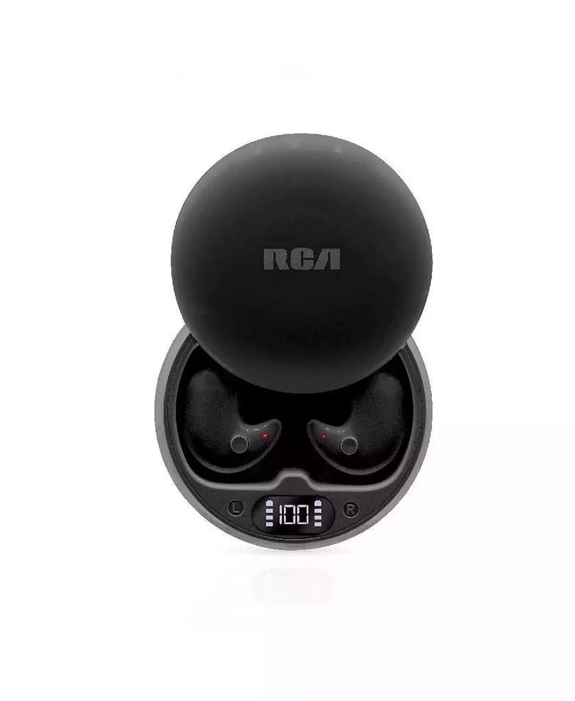 RCA Wave-80 True Wireless Earbuds, 20H Playtime, Hi-Res Audio