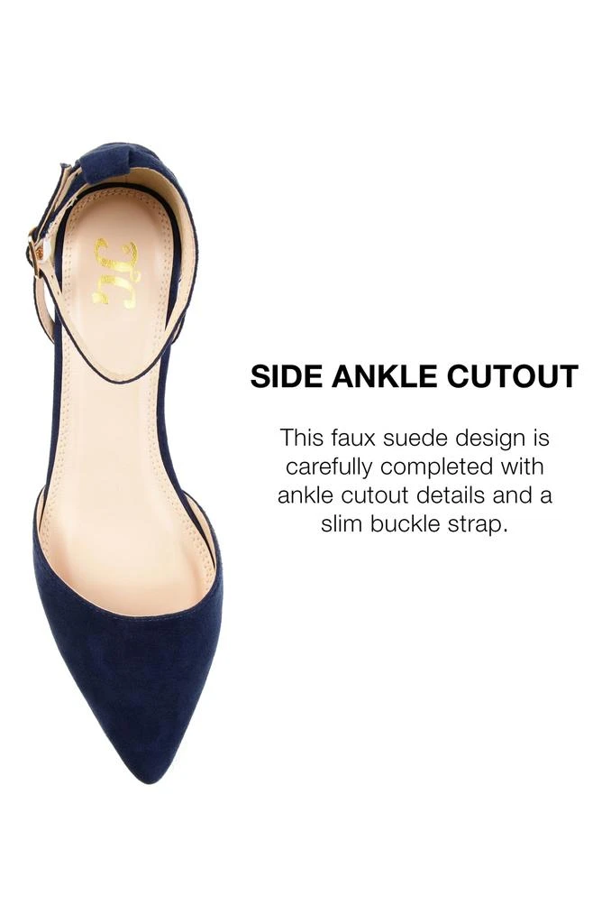 Journee Collection JOURNEE Arkie Sliver Wedge Pump 9