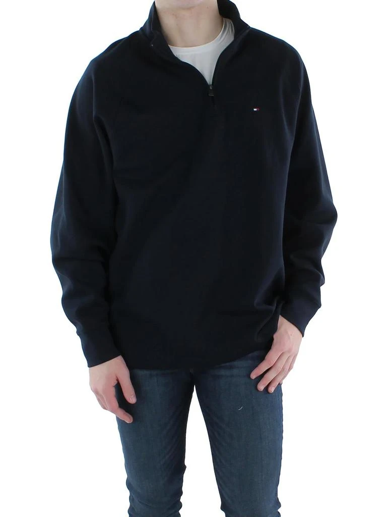 Tommy Hilfiger Mens Mock Neck Pullover Sweatshirt 3