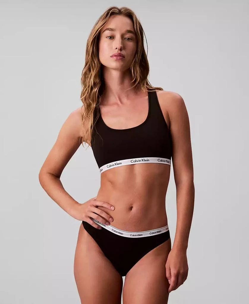 Calvin Klein Women's 5-Pack. Modern Logo Low-Rise Bikini Underwear  QD5208 2