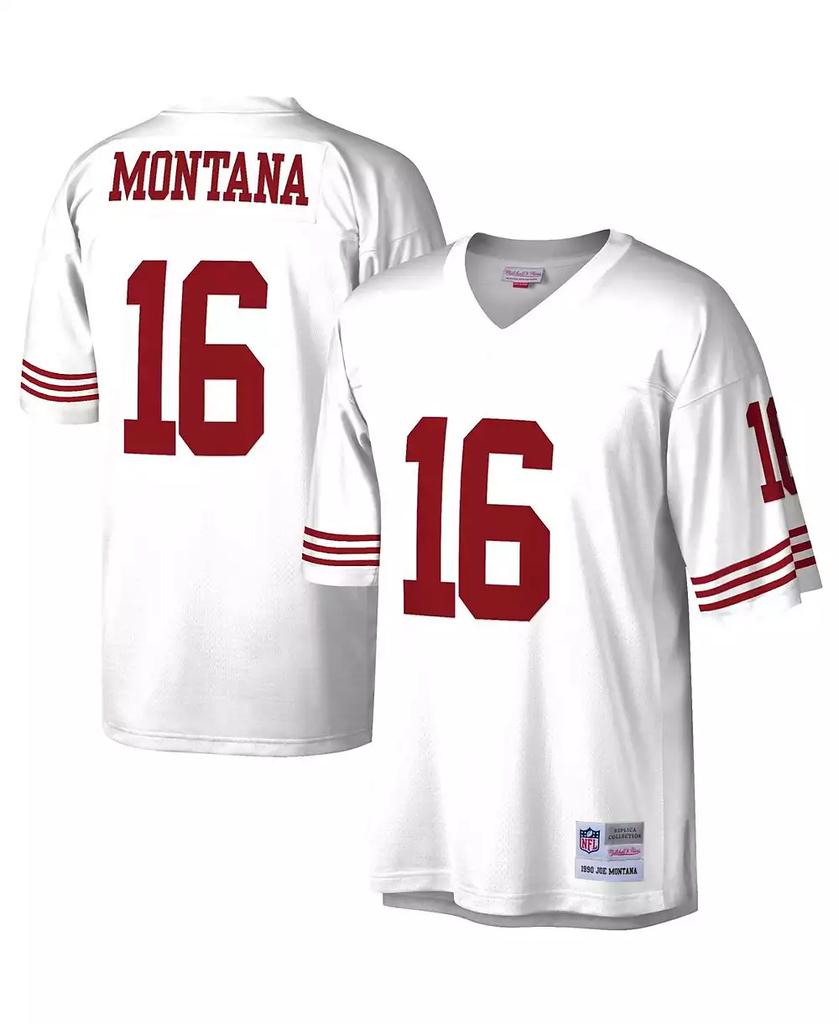 Mitchell and Ness Men's Joe Montana White San Francisco 49ers Legacy Replica Jersey