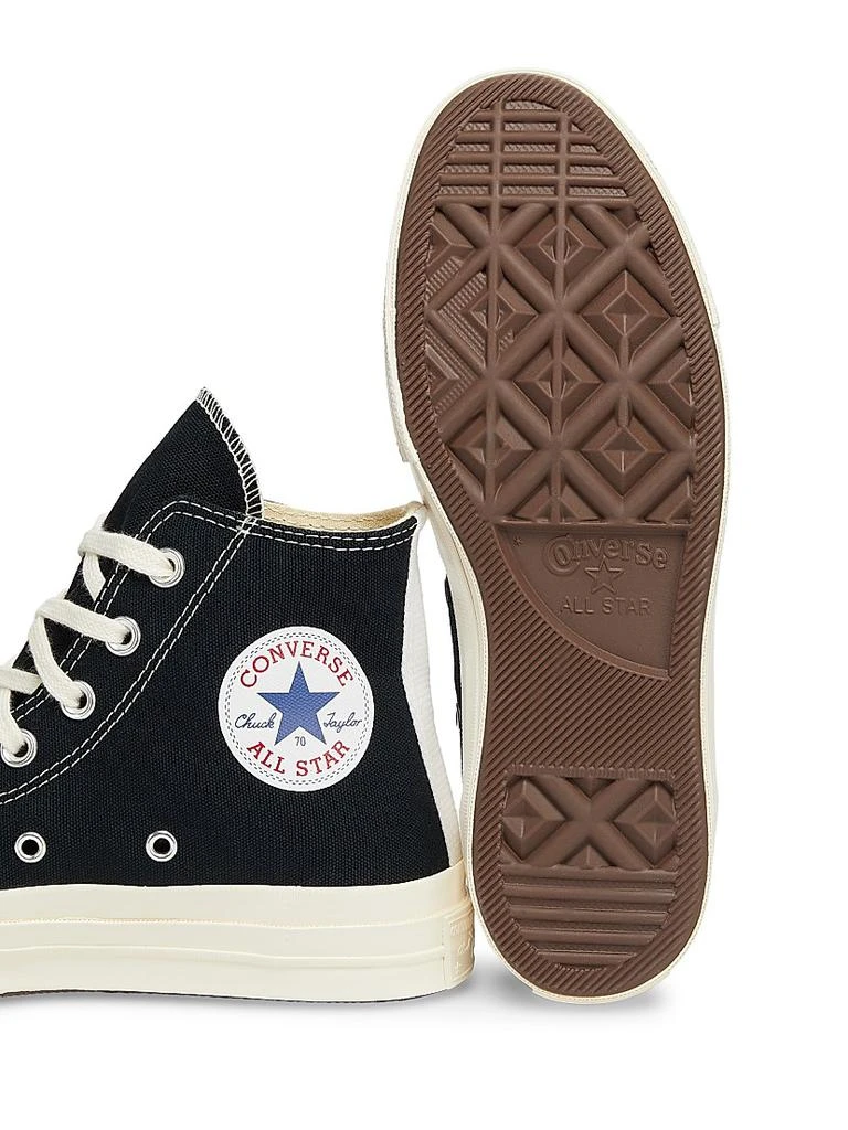 Comme des Garcons CdG PLAY x Converse Women's Chuck Taylor All Star Peek-A-Boo High-Top Sneakers 6