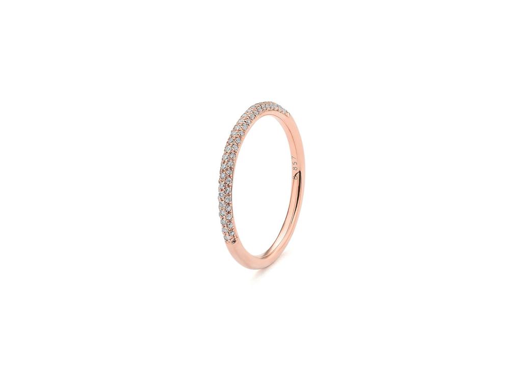 Mozafarian Gold and diamond engagement ring