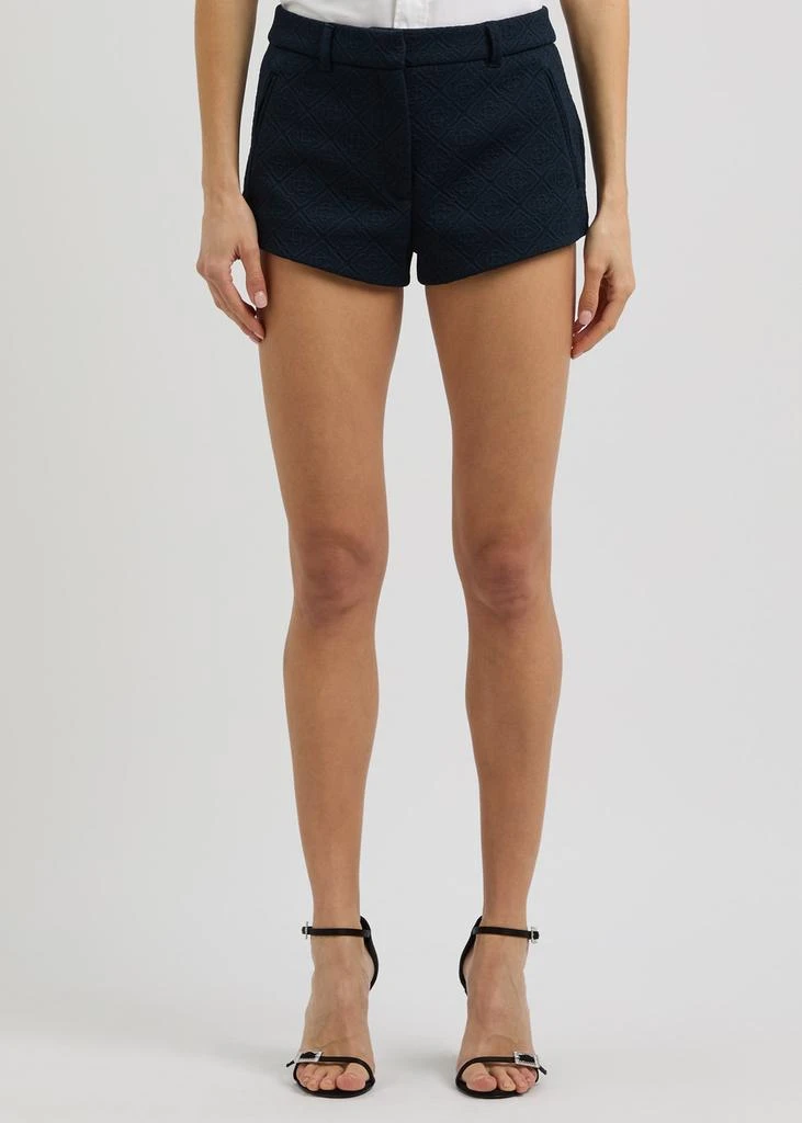 Casablanca Monogrammed-jacquard woven shorts 2