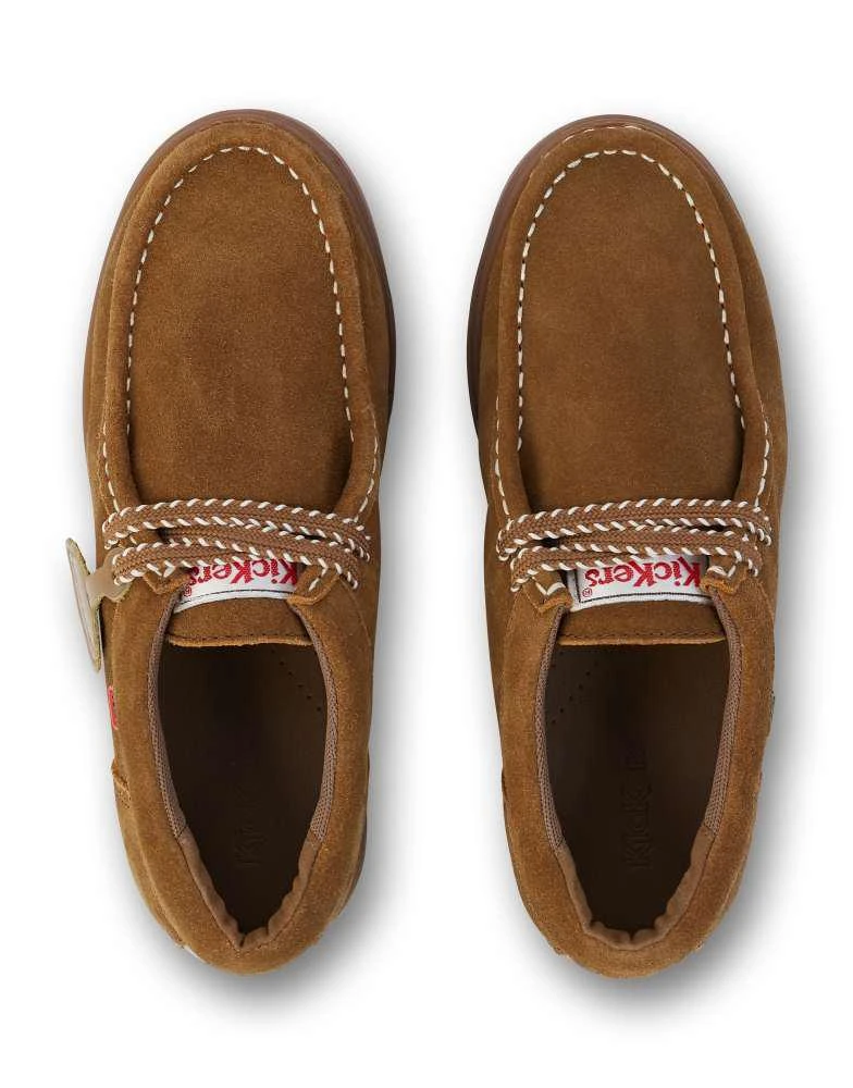 KICKERS Kickers Shoe lennon wall suede shoe in natural 2