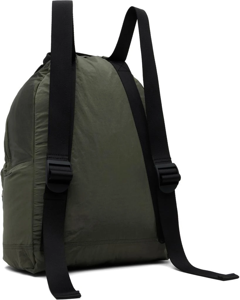 Stone Island Khaki 9200014 Coated Nylon Metal ECONYL Backpack 3