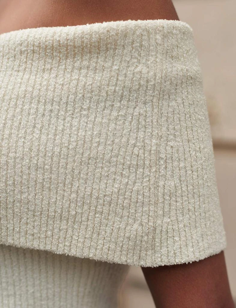Pixie Market Popcorn Knit Off-The-Shoulder Top-BESTSELLER 8