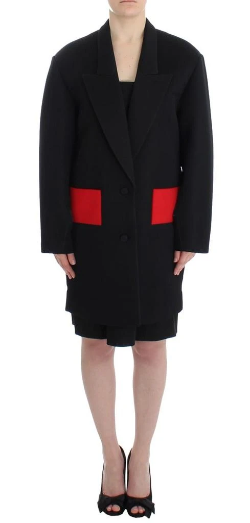 KAALE SUKTAE Coat Trench Long Draped Jacket Women
s Blazer