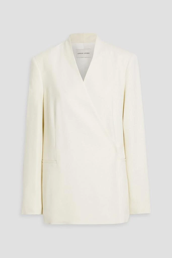 Loulou Studio Sandyato double-breasted twill blazer 1