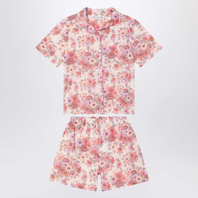 Bonpoint Two-piece floral-print pyjama set in pink