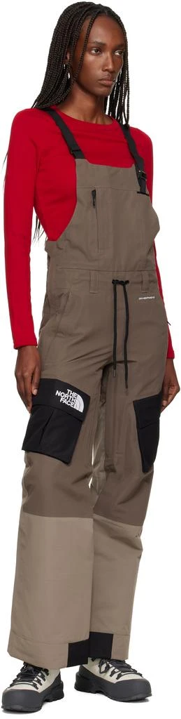 The North Face Khaki Dragline Bibs Snow Pants 4