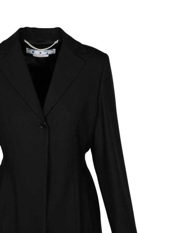 Off-White Relaxed Fit Belted Blazer 3