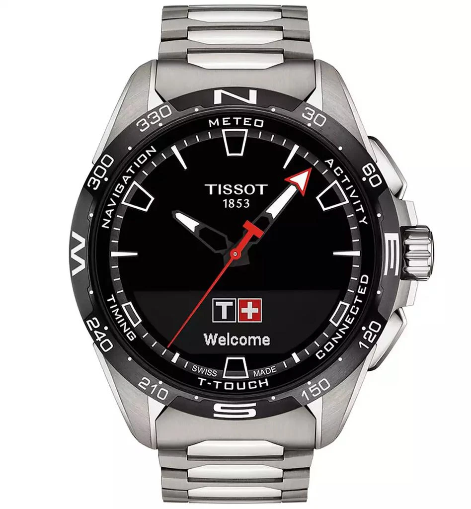 Tissot Men
s Swiss T-Touch Connect Solar Titanium Bracelet Smart Watch 48mm