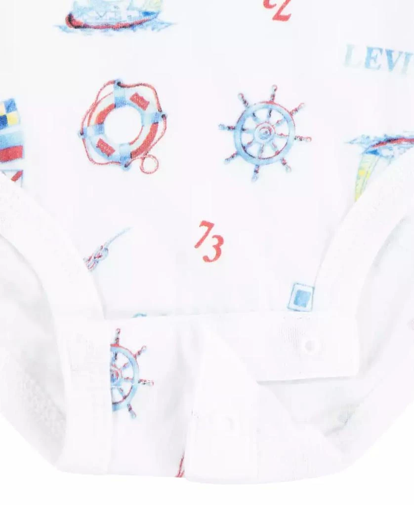 Levi's Baby Boys Sailing Bodysuit and Shortalls, 2-Piece Set 6