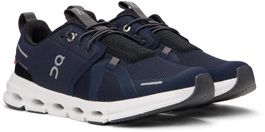 On Big Kids Navy 
Black Cloud Sky Sneakers 4