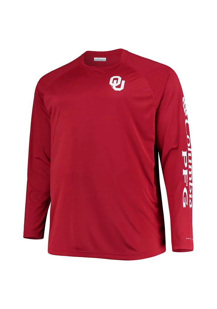 Columbia NCAA Oklahoma Sooners Big 
Tall Terminal Tackle Raglan Omni-Shade Long Sleeve T-Shirt 2